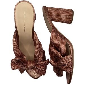 Loeffler Randall Penny Pink Metallic Heels